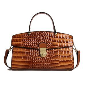 8229 Faux Patent Leather Evening Handbags and Purses Retro Small Satchel